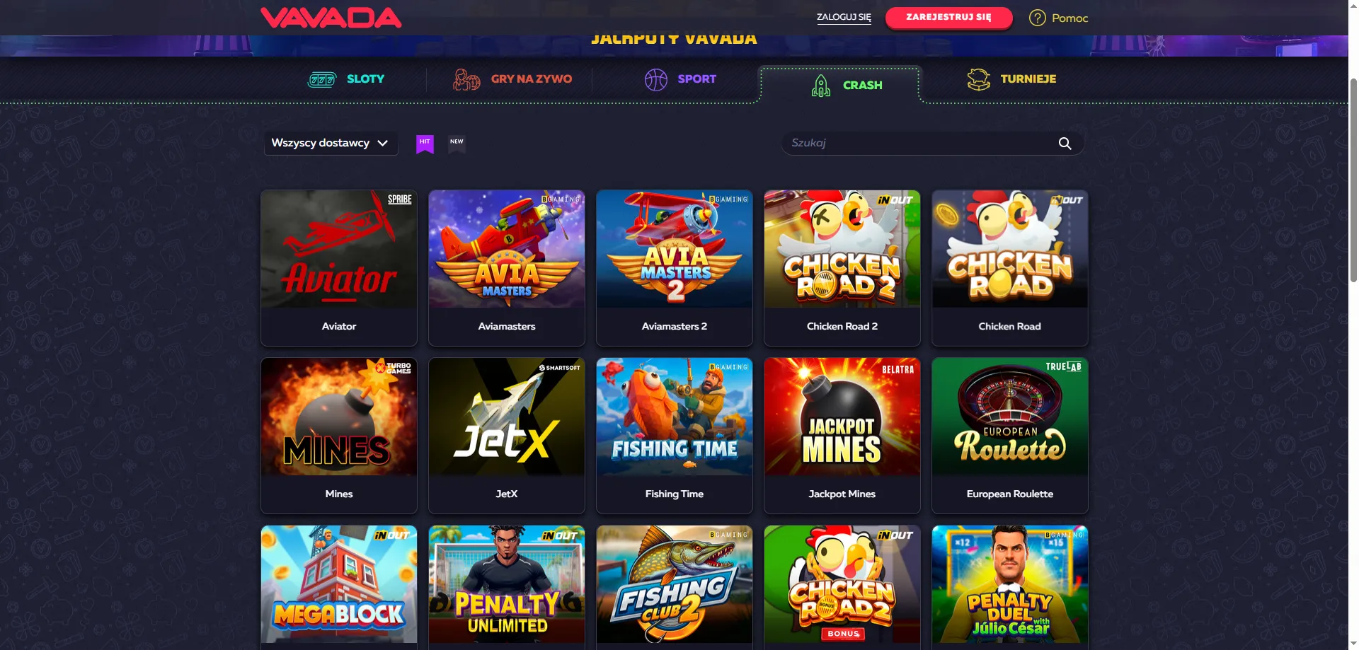 Vavada Casino gry – sloty, kasyno na żywo i gry stołowe